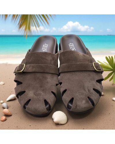 SandaleZeus 27046 daim gris SandaleZeus 27046 daim gris