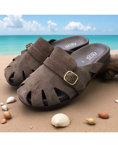 SandaleZeus 27046 daim gris SandaleZeus 27046 daim gris