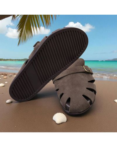 SandaleZeus 27046 daim gris SandaleZeus 27046 daim gris