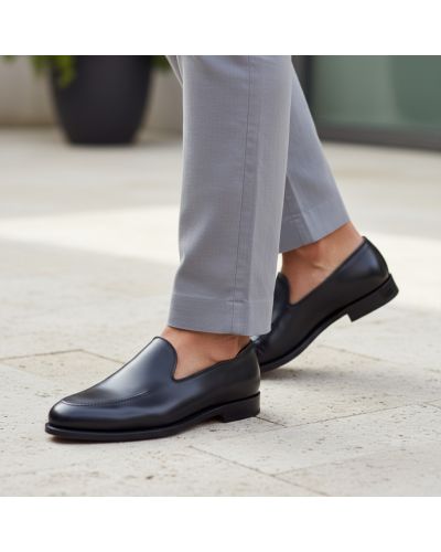 Moccasin John Mendson 13369 black leather