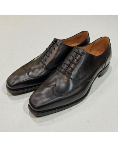 Richelieu à bout flèche Berwick 4771 cuir noir