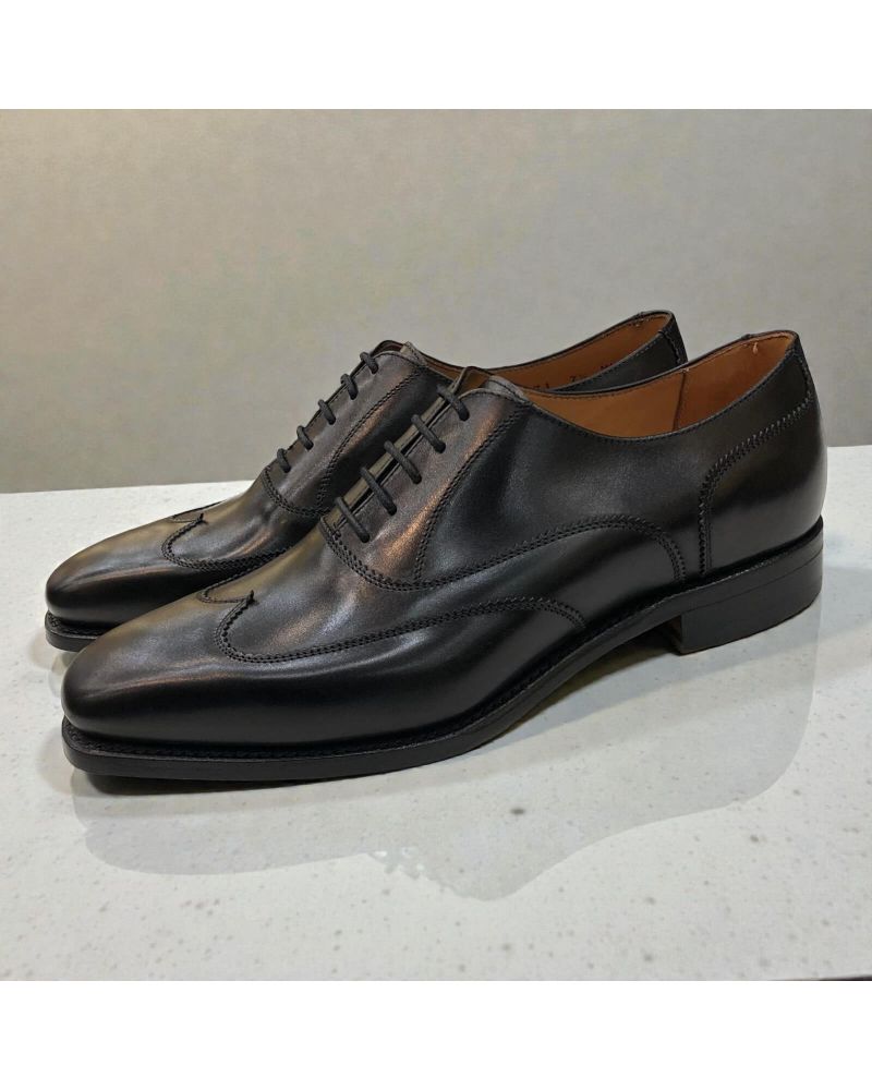 Arrow toe Oxford Berwick 4771 black leather