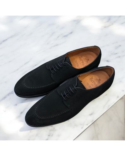 Derby shoe Berwick 3566 black suede