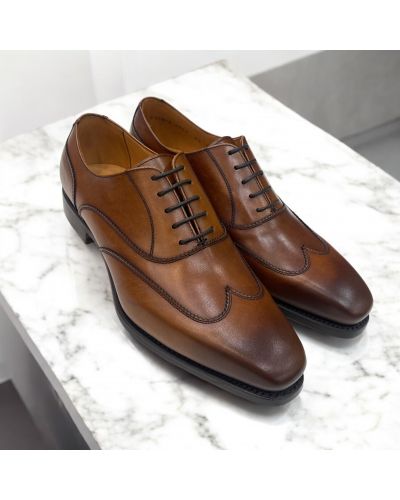 Richelieu à bout flèche Berwick 4771 cuir marron