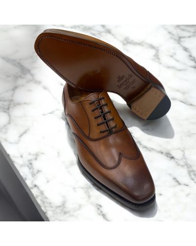 Arrow toe Oxford Berwick 4771 brown leather