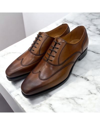 Arrow toe Oxford Berwick 4771 brown leather