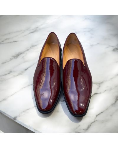 Mocassin slippers Center 51 Baron vernis bordeaux