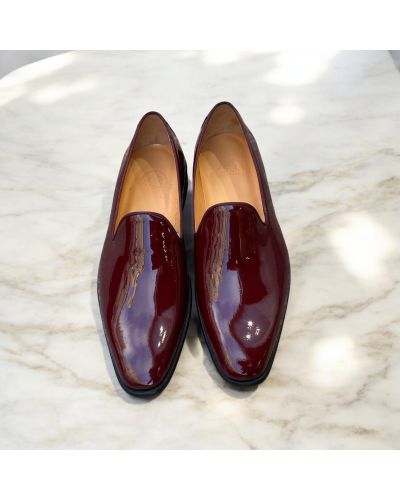 Mocassin slippers Center 51 Baron vernis bordeaux