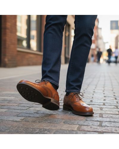 Richelieu Berwick 3818 cuir marron