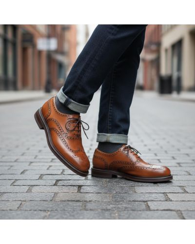 Richelieu Berwick 3818 cuir marron