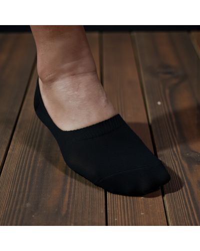 Socquettes en fil coton noir