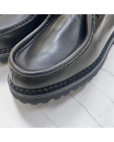 Derby John Mendson 14870 semelle gomme commando cuir noir