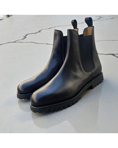 Bottine Chelsea John Mendson 15099 cuir noir