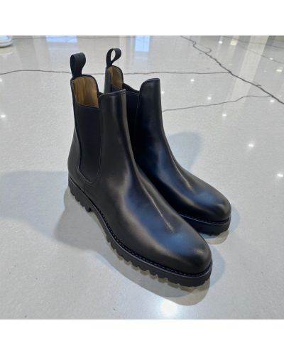 Bottine Chelsea John Mendson 15099 cuir noir