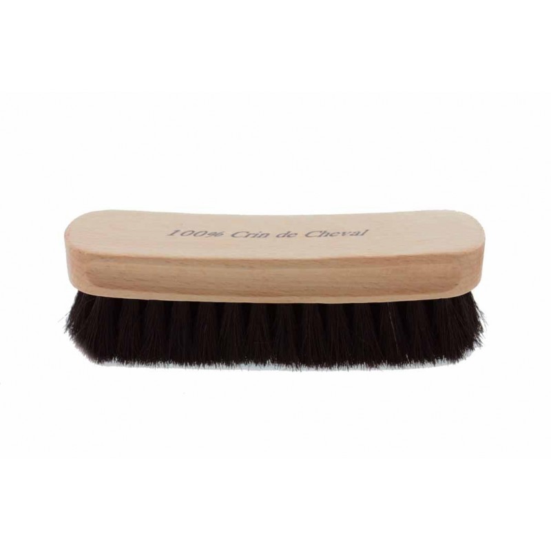 Brosse à lustrer 100% crin de cheval