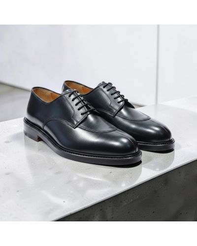 Derby John Mendson 4220 Bart cuir noir