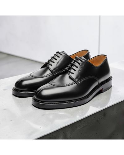 Derby shoe John Mendson 4220 Bart black leather
