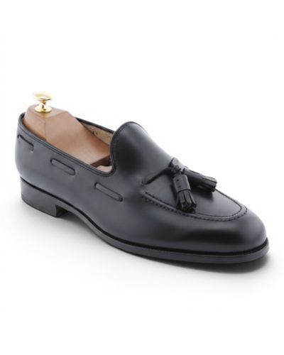 Mocassin à pompons Center 51 3136 Will cuir noir