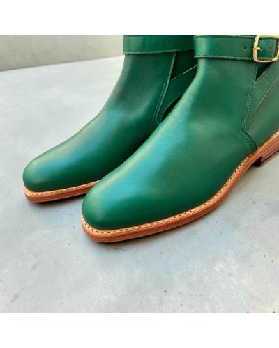 Strap Boot John Mendson 6191 green leather