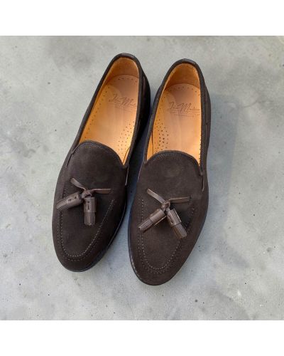 Tassel Loafer John Mendson 14305 brown suede